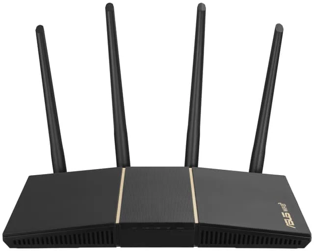 ASUS RT-AX57 Go AX3000 Dual Band WiFi 6 (802.11ax) Bärbar router, stöd för MU-MIMO- och OFDMA-teknik, AiProtection Classic med Trend Micro och barnsäkring