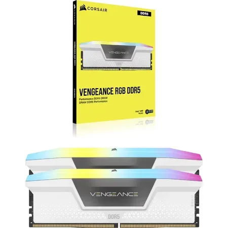 RAM Corsair D5 6400 32GB C36 Vengeance RGB K2 W