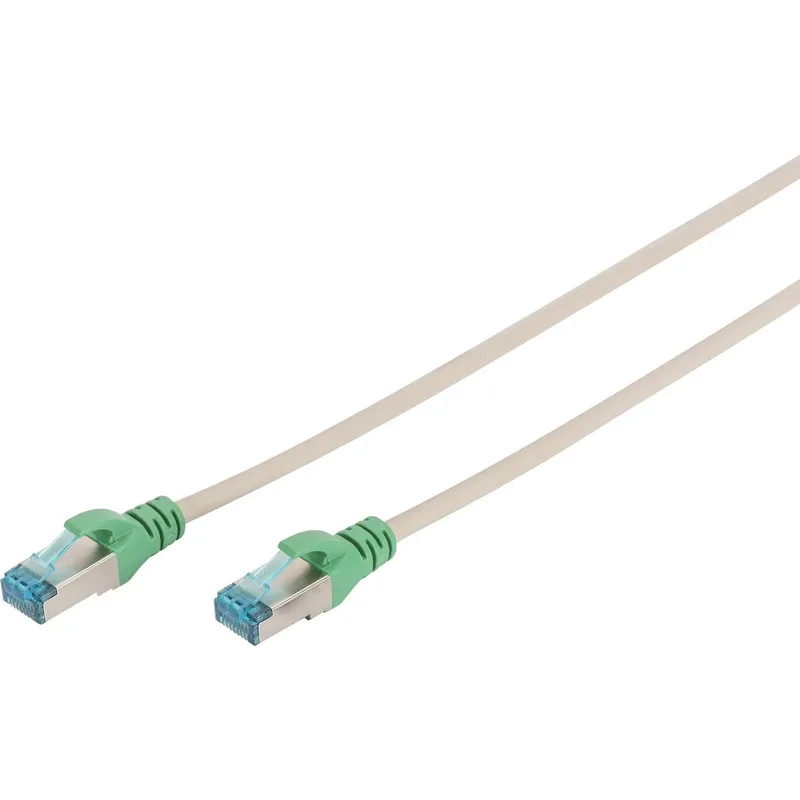 Digitus RJ45 (korsade) Nätverkkabel Anslutningskabel CAT 5e SF/UTP 2.00 m Grå