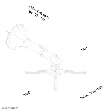 NeoMounts BEAMER-W050 fäste