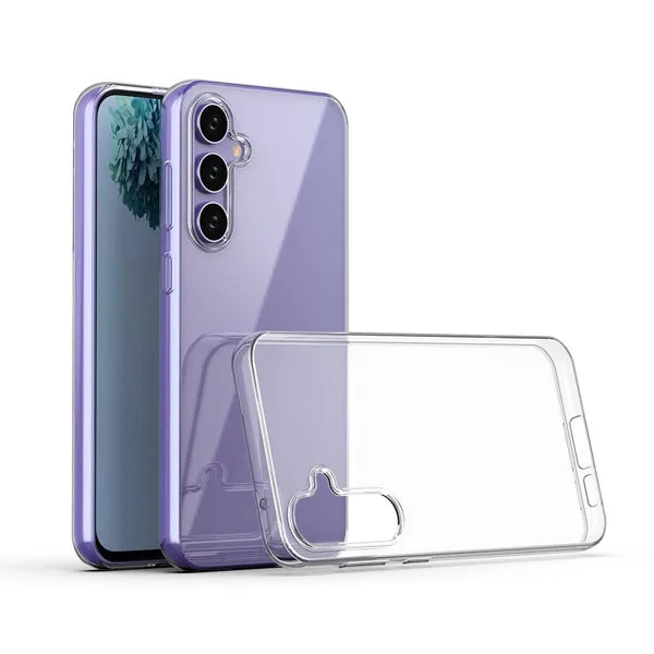 Skal Samsung S23 FE i genomskinligt gummi