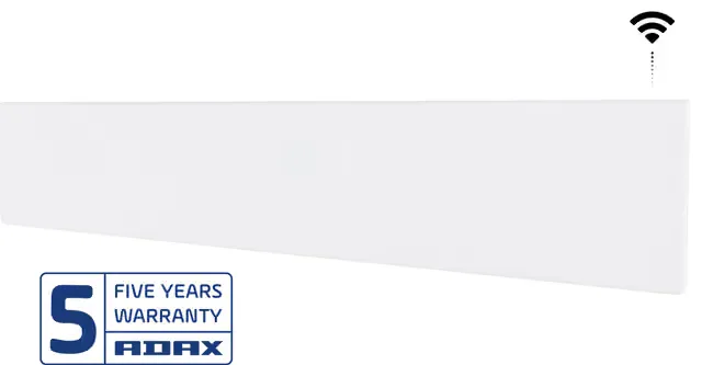 Adax Neo listelement med WiFi L 10 (vit)