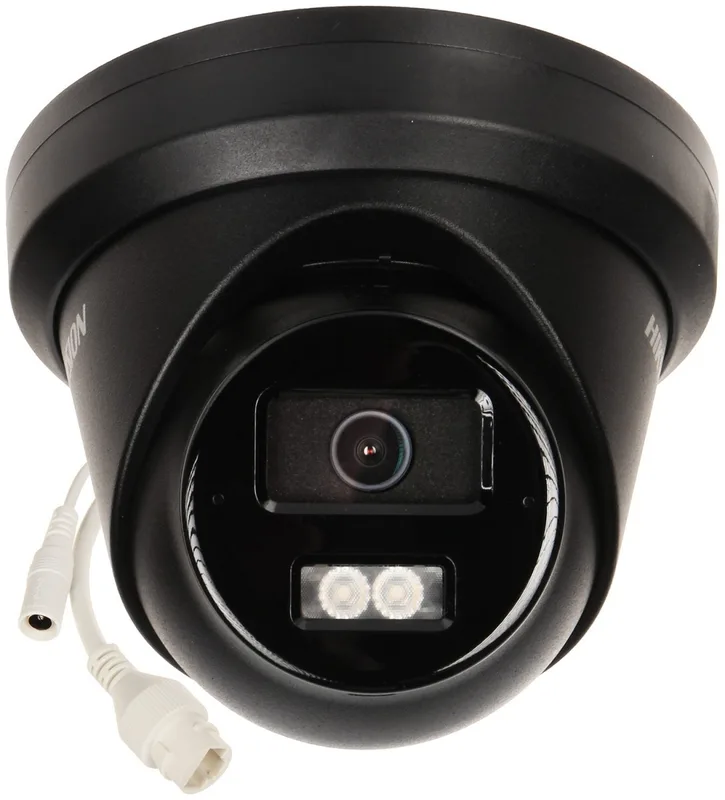 Hikvision DS-2CD2343G2-LI2U(2.8mm)(SVART) 4 MP Acusense Smart Hybrid Light Fast Turret Nätverkskamera