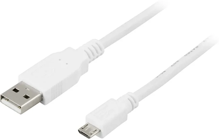 DELTACO - USB-kabel - USB till mikro-USB typ B