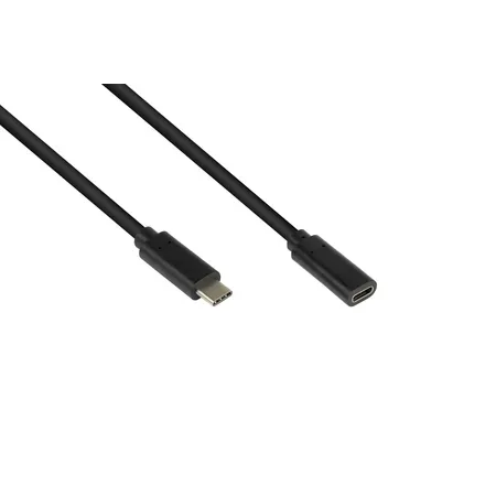 Good Connections USB 3.2 Gen 2 förlängningskabel USB-C hane till hona 0,5 m