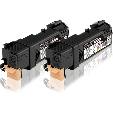 Epson svart originaltoner 2-pack för AL C2900N
