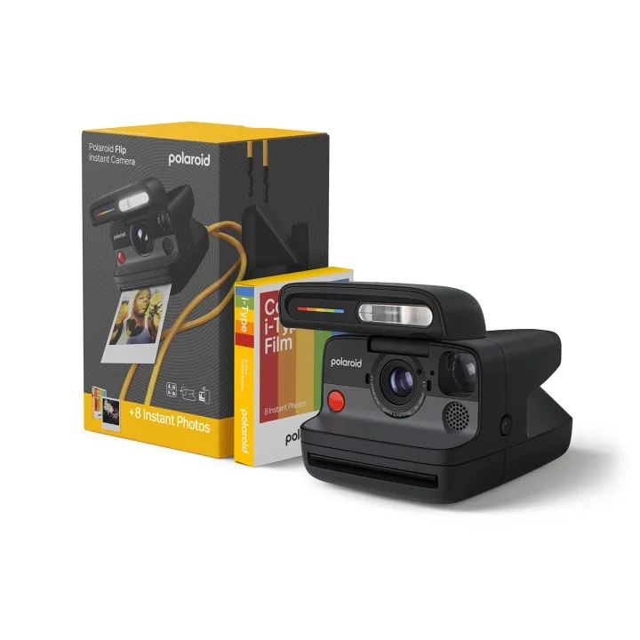 Polaroid Kamera Flip Färgfilm Paket Svart (8 Fotos)