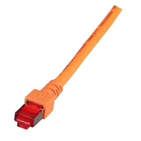 EFB Elektronik K5516.0,5 nätverkskabel Cat6 S/FTP, orange, 0,5 m