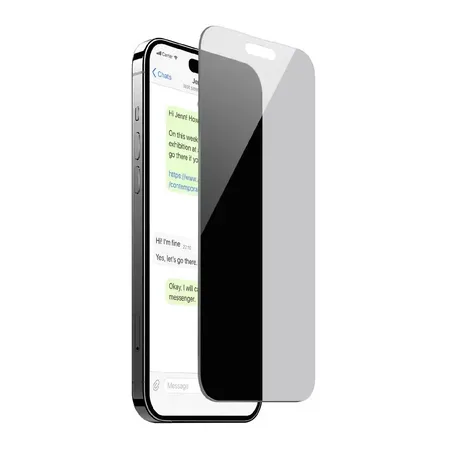 Puro sekretessskärmskydd i härdat glas för iPhone 16 Plus
