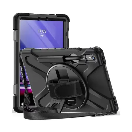 Insmat Ruggered Armor skal till Galaxy Tab S9 Ultra och S8 Ultra, svart