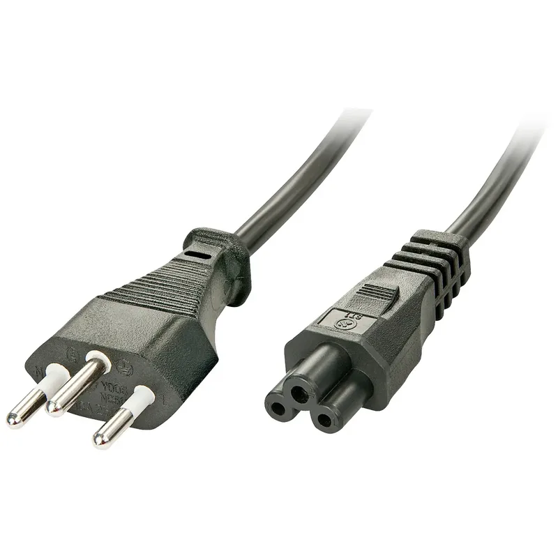 Lindy 30412 el-ledning, svart, 2 m, C5