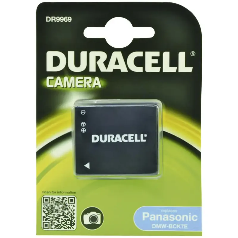 Duracell DMW-BCK7 Kamerabatteri Ersättning originalbatteri DMW-BCK7E 3.6 V 630 mAh