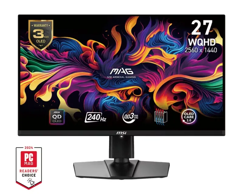 MSI MAG 271QPXDE QD-OLED E2 gamingskärm 27 tum QHD