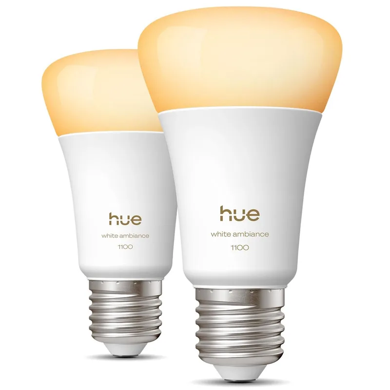 Philips Hue White Ambiance 1100lm E27 2-pack