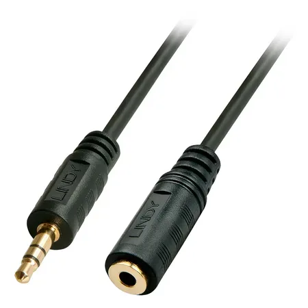 Lindy 35656 ljudkabel 10 m 3,5 mm svart