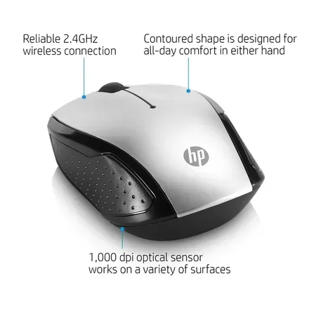 HP 200 trådlös mus 2,4 GHz