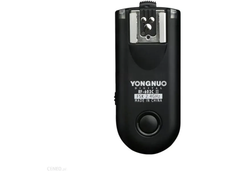 Yongnuo två RF603C II radioutlösare med C1-kabel för Canon