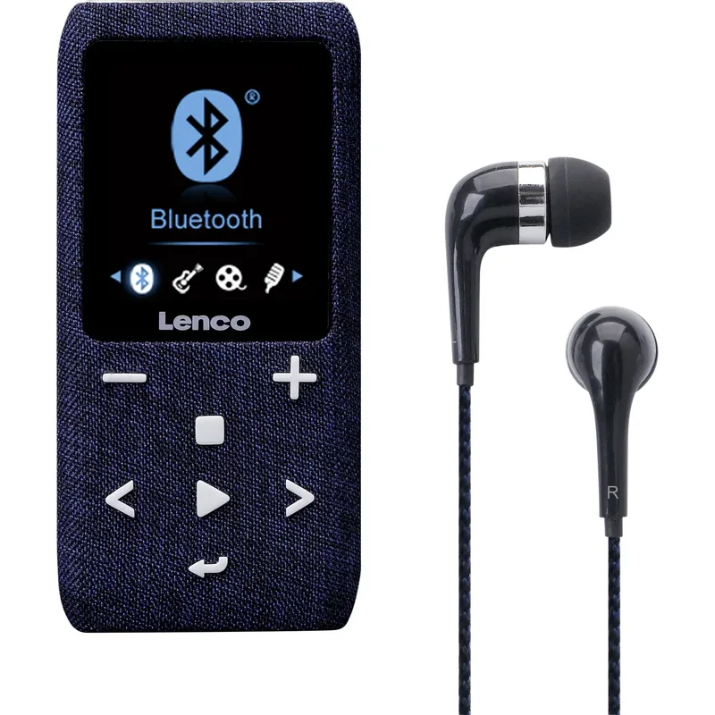 Lenco MP3/MP4-spelare med Bluetooth® 8 GB Micro SD-kort Blå