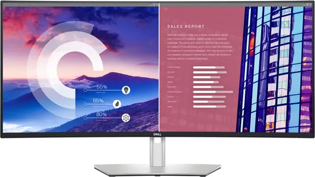 DELL UltraSharp U3821DW 38" 21:9 välvd bildskärm