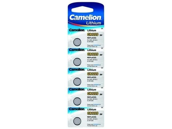 CCR1220 knappcellsbatteri 5-pack – ersätter DL1220