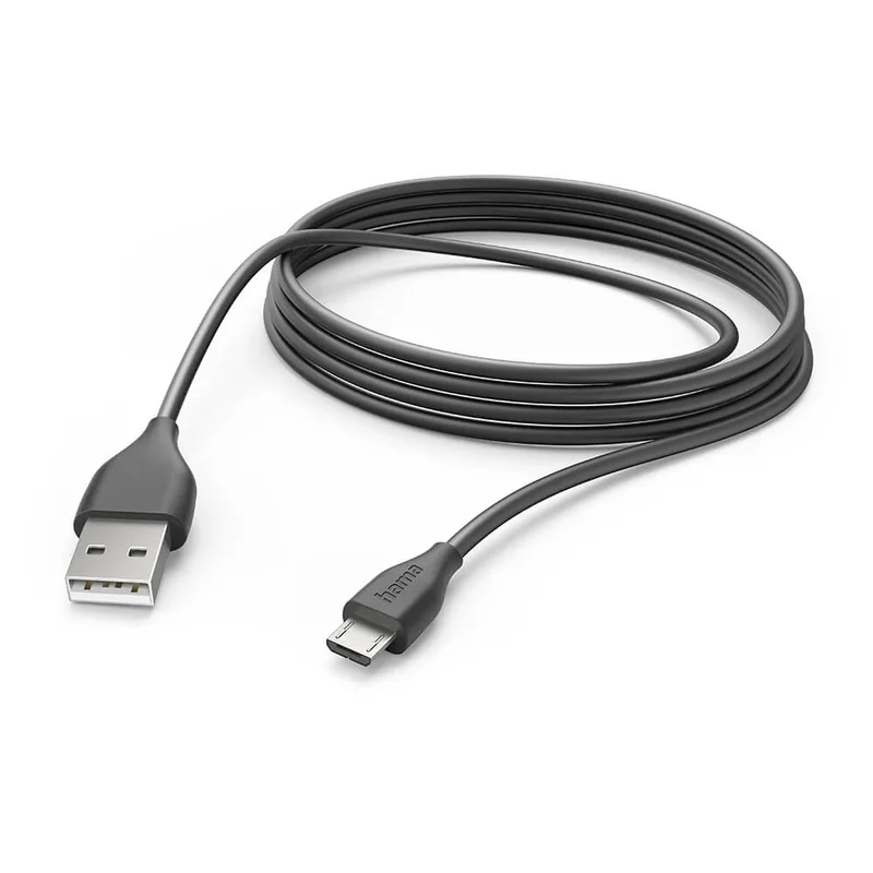 Hama Laddkabel USB-A till Micro-USB, svart