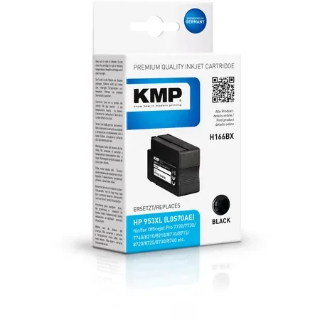 KMP H166BX kompatibel patron, svart, lång livslängd