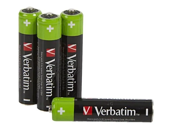 Verbatim uppladdningsbart batteri AAA 4-pack