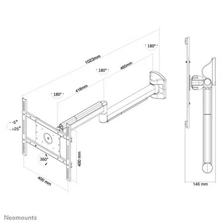 Neomounts FPMA-HAW050 fäste