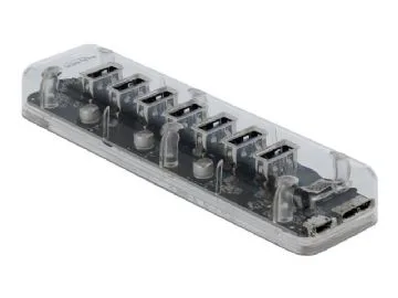Delock External USB 3.0 Hub with 7 Ports