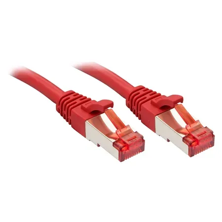 Lindy 47736 nätverkskabel Cat6 S/FTP, 5 m, röd