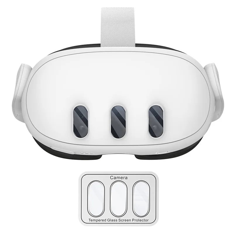 Oculus Meta Quest 3 VR WOLMTT Lens Protector härdat glas film