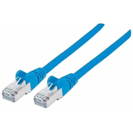 Intellinet 740722 nätverkskabel blå 1 m Cat7 S/FTP (S-STP)