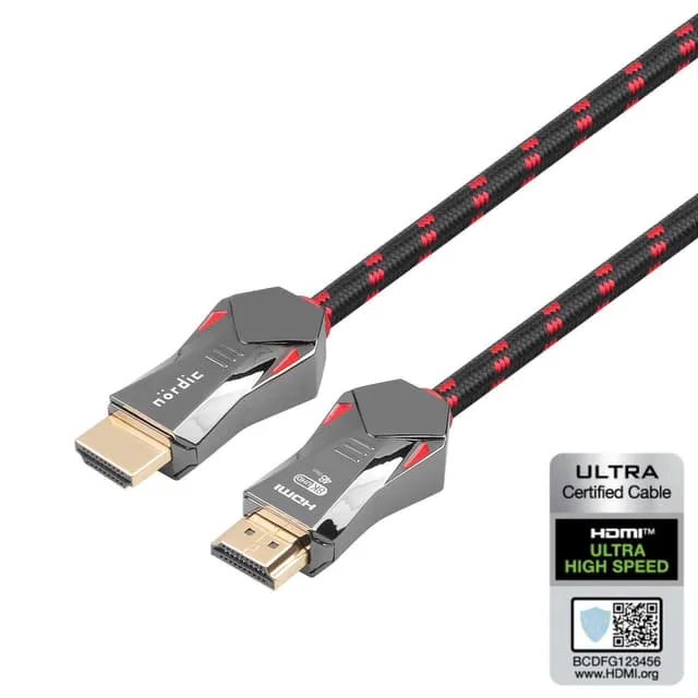 NÖRDIC CERTIFIED CABLES 1,5m Ultra High Speed HDMI 2.1