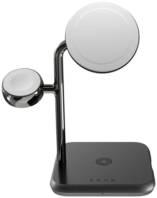 Zens 4-i-1 magnetisk trådlös laddningsstation (svart)