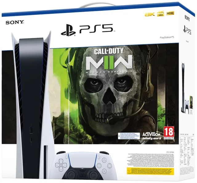 PlayStation 5 + COD MW2 paket