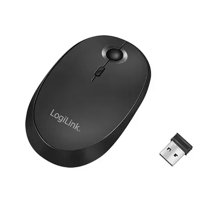 LogiLink ID0204 mus Kontor Tvåhänt RF trådlös + Bluetooth 1600 dpi