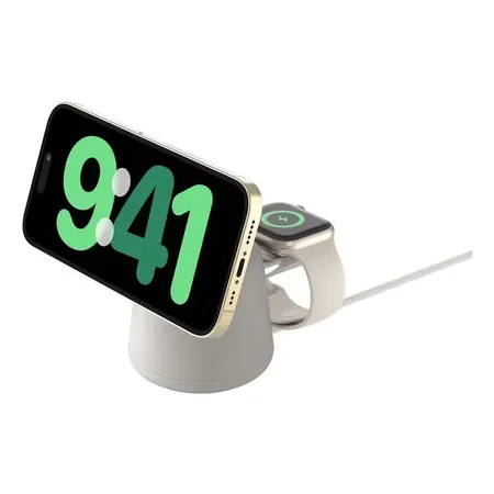 Belkin BOOST Charge PRO 15W mag. Lad.Qi2 2in1 sand WIZ027vfH37
