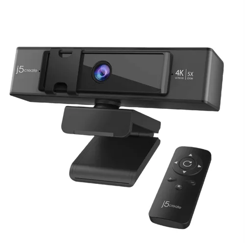 j5create 4K Ultra HD-webbkamera med 5x digital zoom