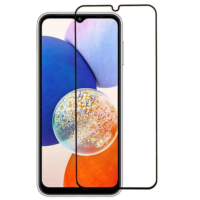 Skalo Samsung A14 4G/5G Heltäckande Skärmskydd Härdat Glas