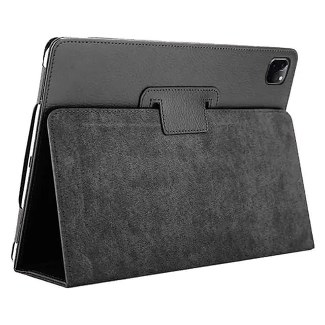 SKALO iPad Pro 12.9 (Gen 4/5/6) Duofold Litchi Fodral