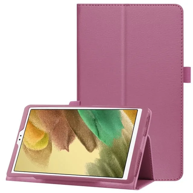 Skalo Samsung Tab A7 Lite Duofold Litchi Fodral