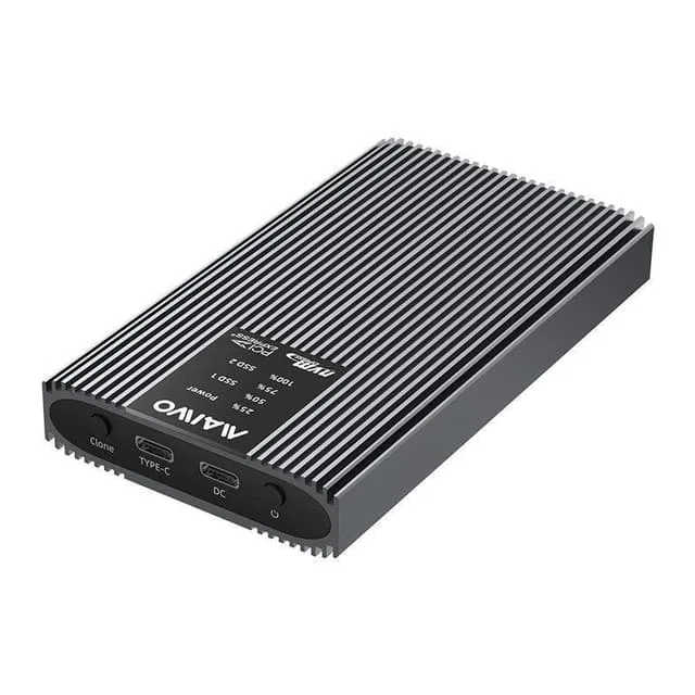 Maiwo externakabinett för hårddiskkloning M.2 NVMe SSD