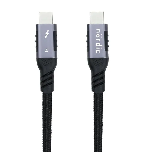 Nördic 25cm Thunderbolt 4 USB-C kabel 40Gbps