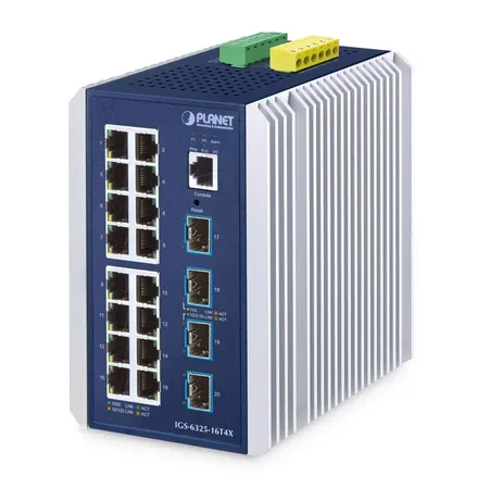 Planet Industrial 16-Port Managed Switch IGS-6325-16T4X