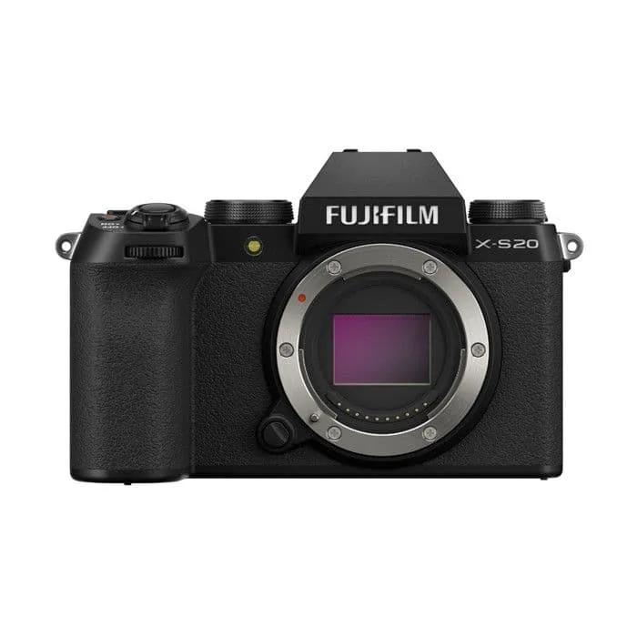 Fujifilm X-S20 systemkamera, svart, endast kamerahus