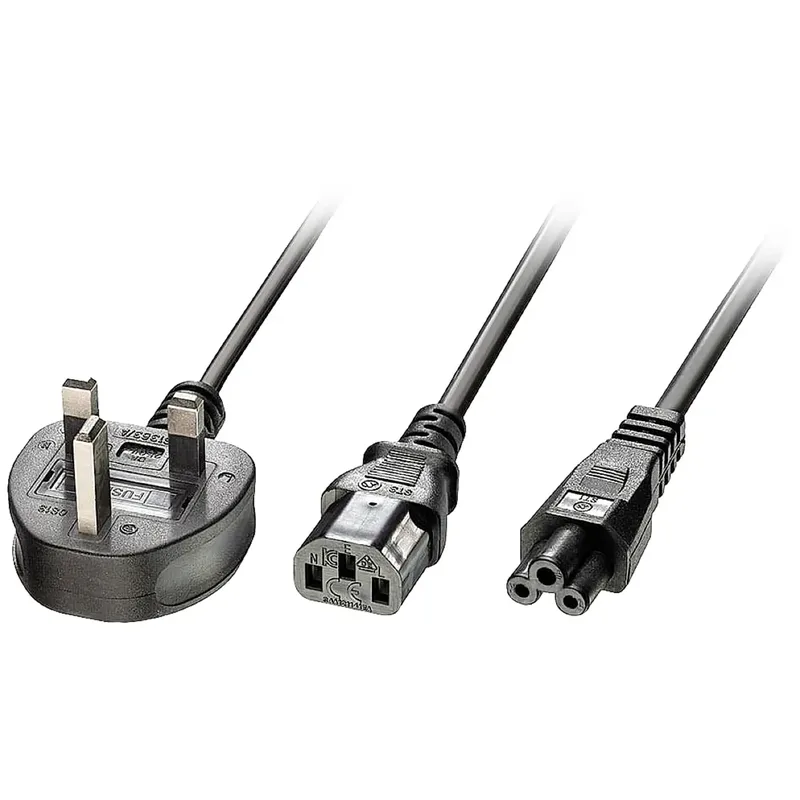 LINDY Ström Y-kabel [1x UK-kontakt