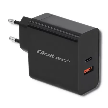 Qoltec strömadapter - 24 pin USB-C, USB