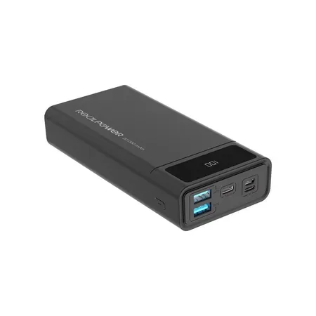 RealPower PB-20k PD powerbank 20000 mAh, svart