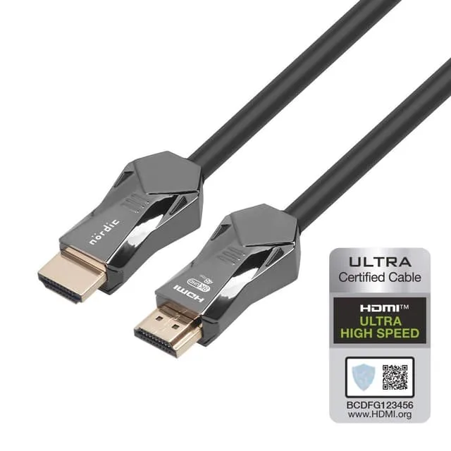 NÖRDIC CERTIFIED CABLES 5m Ultra High Speed HDMI 2.1