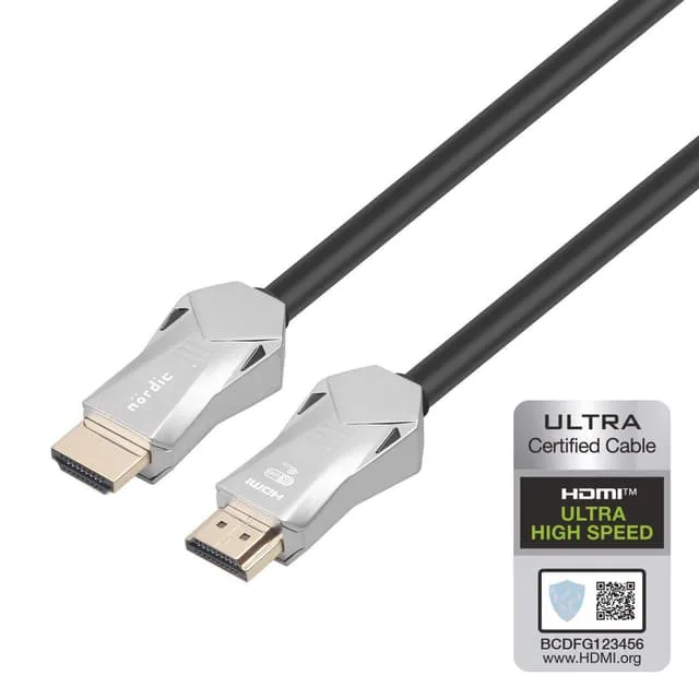 NÖRDIC CERTIFIED CABLES 5m Ultra High Speed HDMI 2.1 8K 60Hz 4K 120Hz